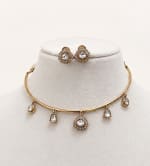 Elegant CZ Hasli Necklace Set ✨ Thumbnail 1 - Nethiel Jewelry