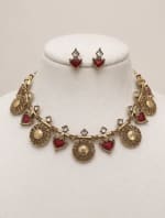 Royal Ruby Coin Temple Combo Thumbnail 3 - Nethiel Jewelry
