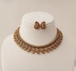 Emerald Antique mango Double Choker Thumbnail 3 - Nethiel Jewelry