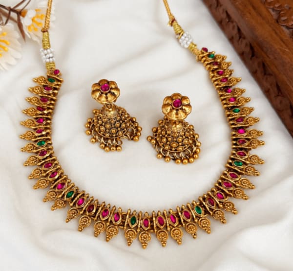 β€οΈ Ruhani Heritage Necklace Set - Nethiel Jewelry