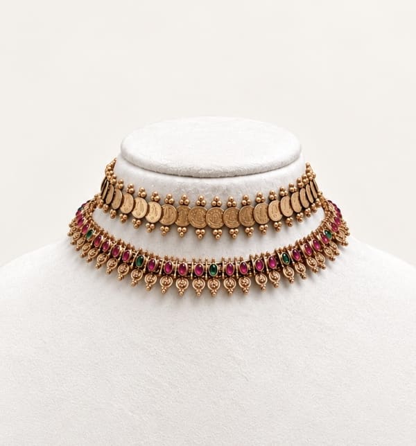 ✨ Ruhani Antique Combo ❤️💚 - Nethiel Jewelry