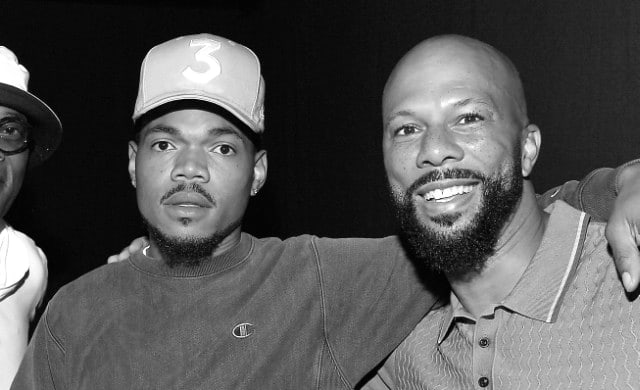 Chance The Rapper with Common.