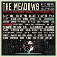 Meadows Festival Lineup 2016.