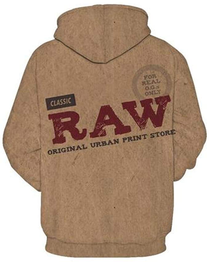Raw Rolling Papers Hoodie - Back. Raw Rolling Papers Hoodie - Back.