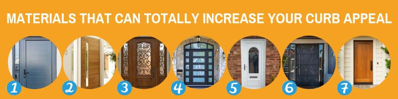 Materials Than Can Increase Your Curb Appeal When Changing Your Front Door