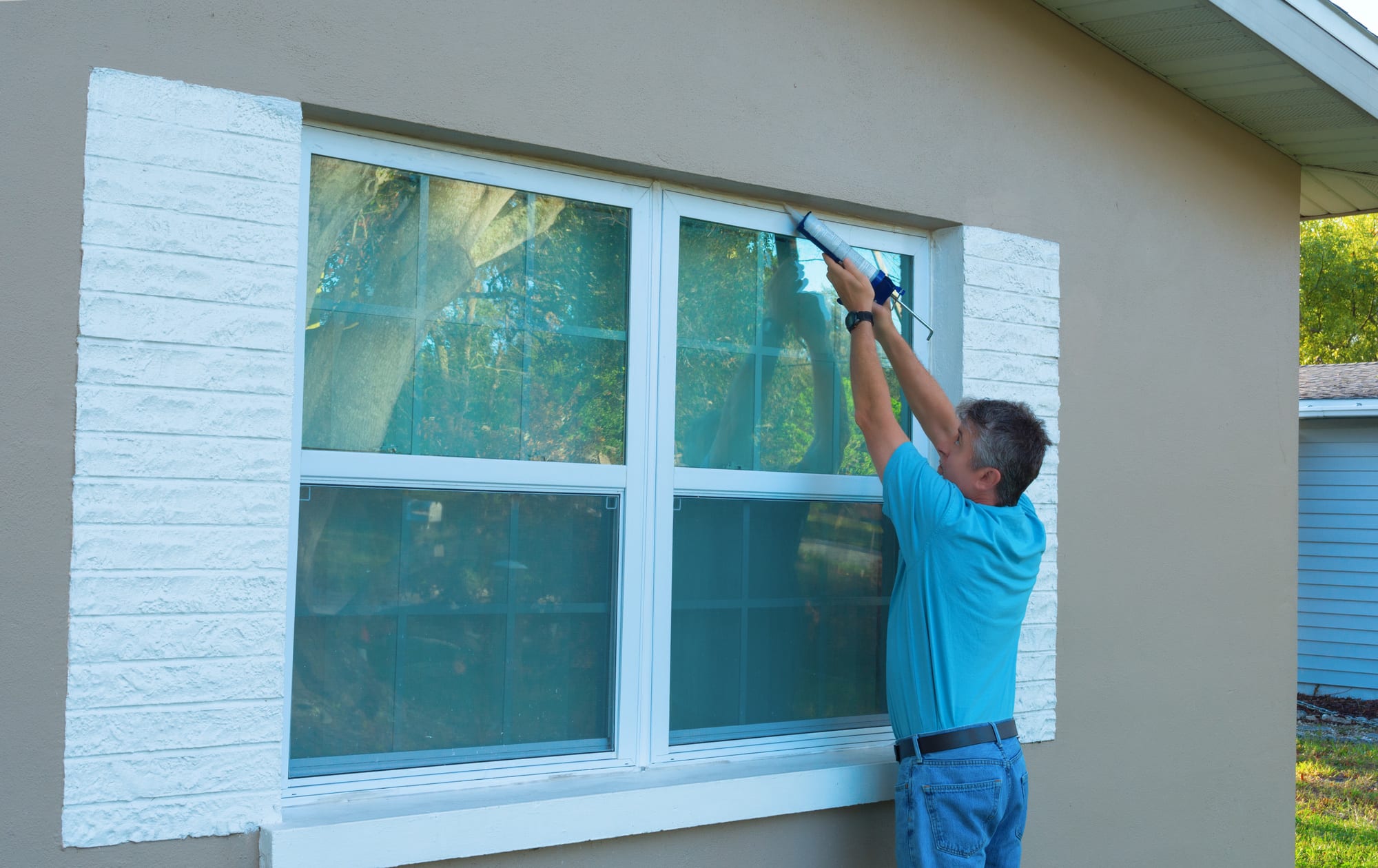 weatherproofing windows. An important part of how to find air leaks in your house.
