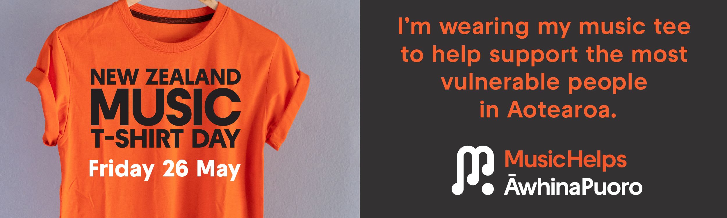 MusicHelps NZ Music TShirt Day 2023