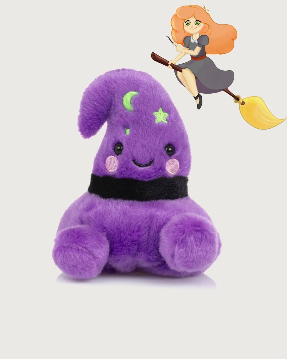 Aurora-Purple Willow Witches Hat Soft Toy (13cm) | Childrensalon