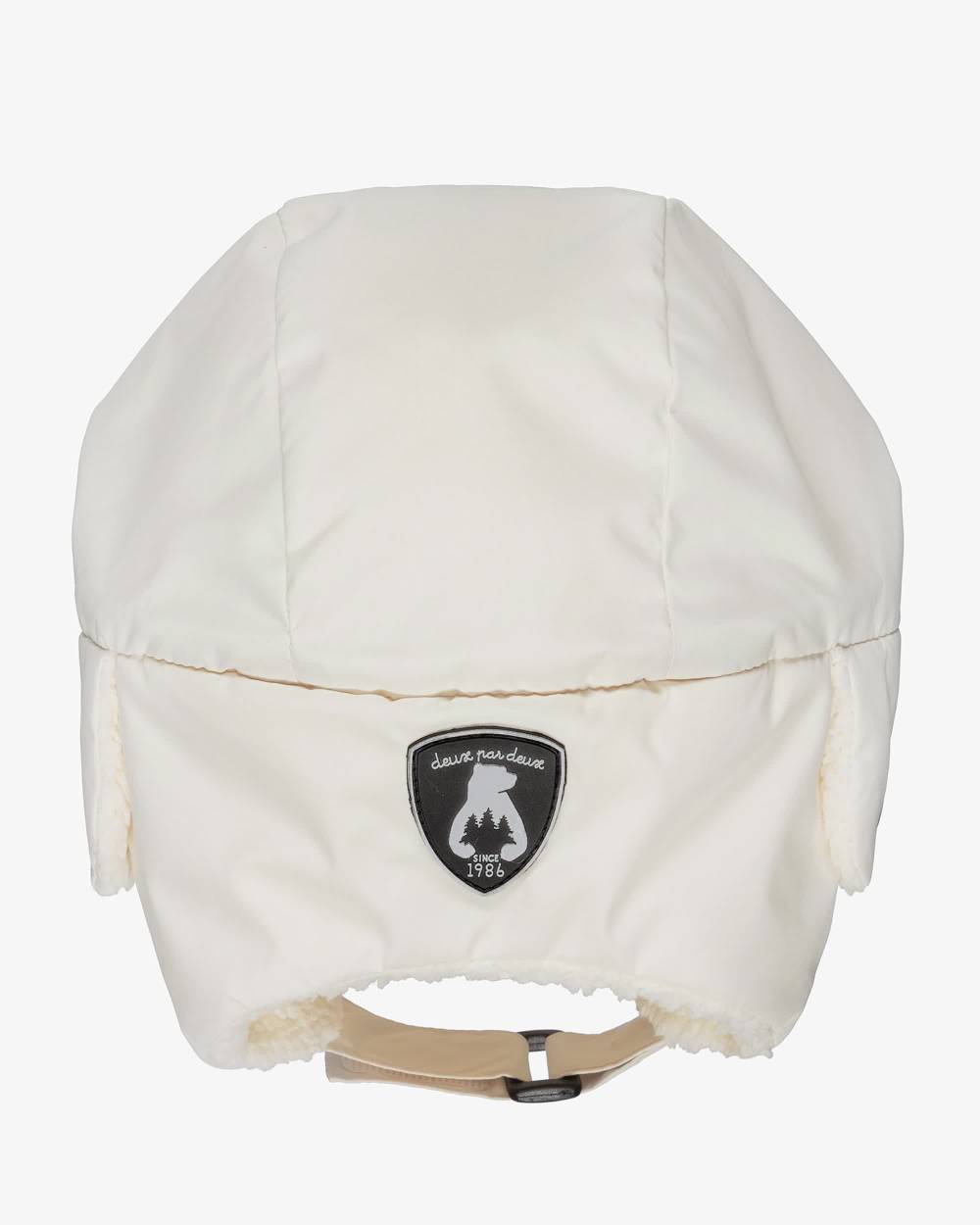 Deux par Deux-Ivory Sherpa Fleece Lined Trapper Hat | Childrensalon