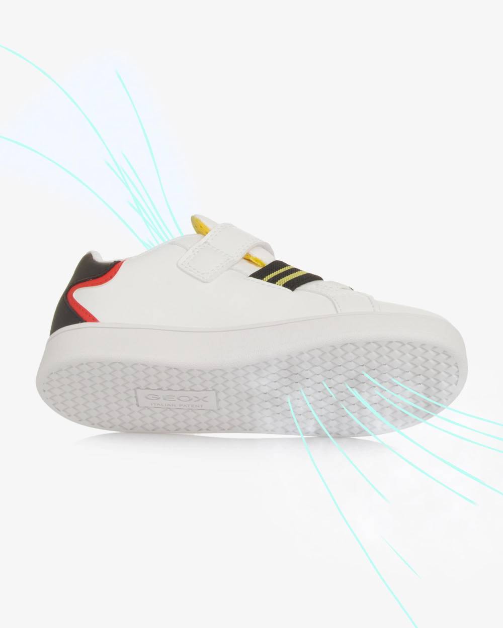 Geox-Boys White Faux Leather Harry Potter Trainers | Childrensalon