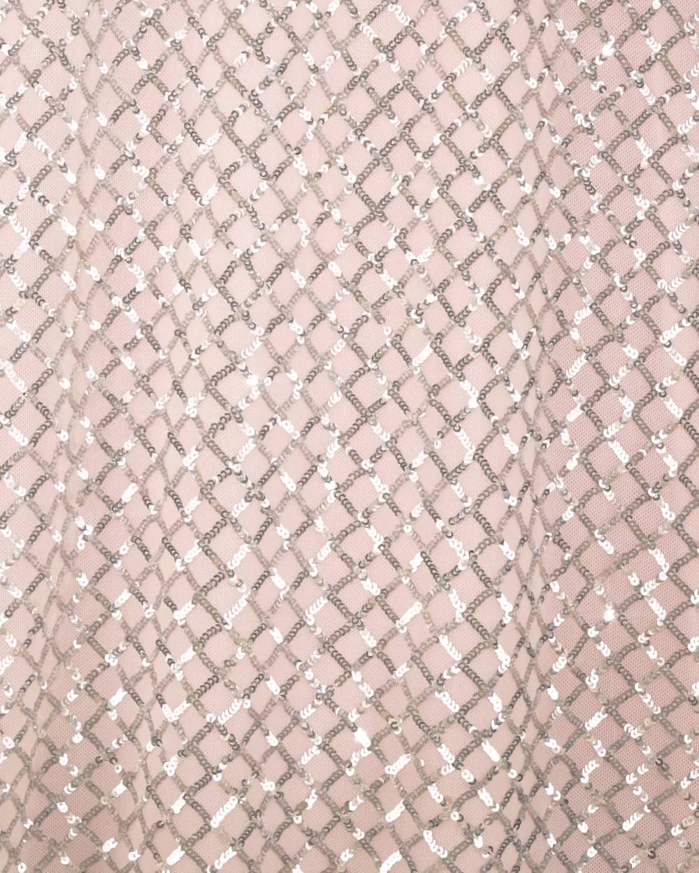 Graci-Girls Pink Tulle & Silver Sequin Dress | Childrensalon