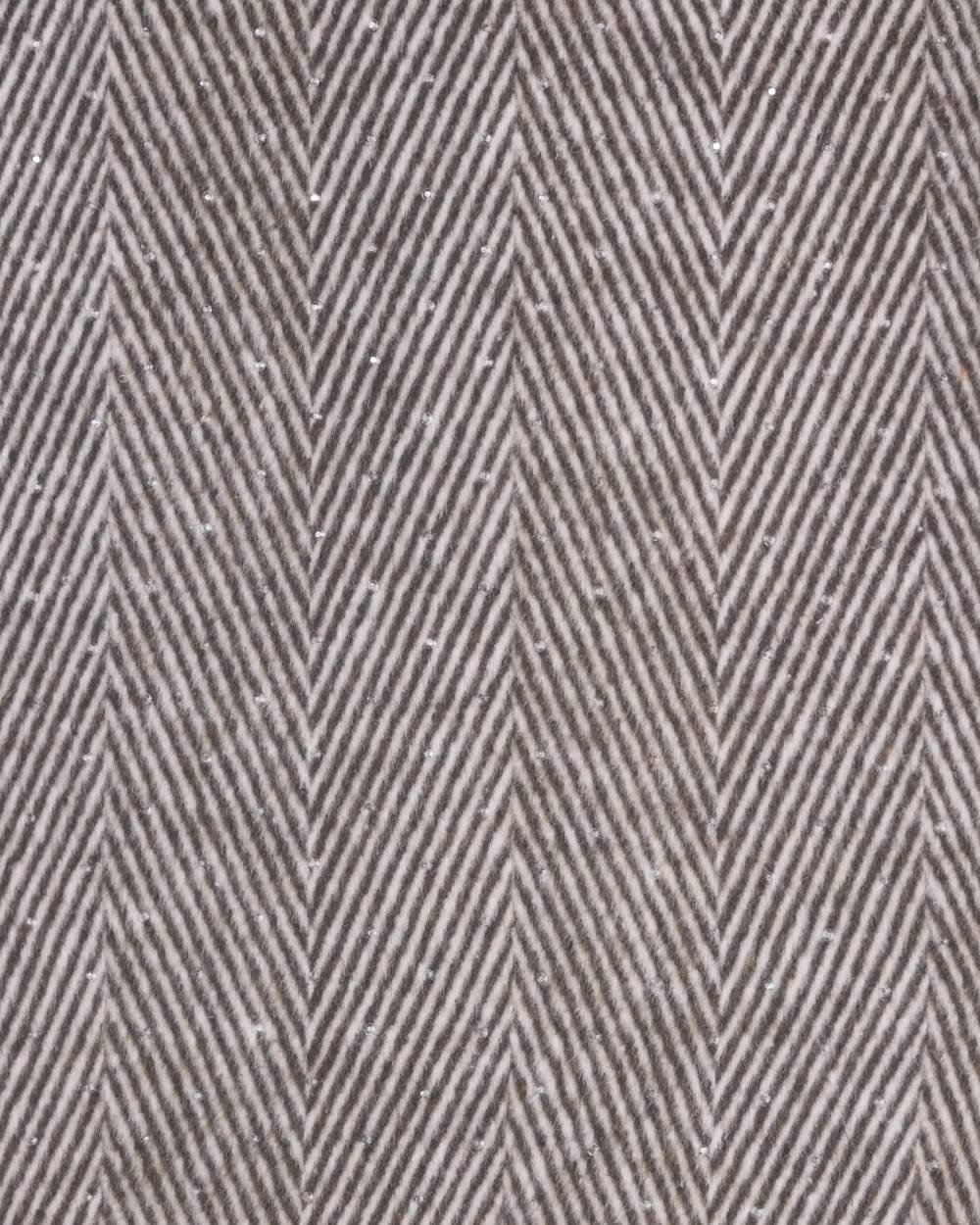 Il Gufo-معطف لباد بنقشة هيرينغبون ومرصع لون بني للبنات | Childrensalon