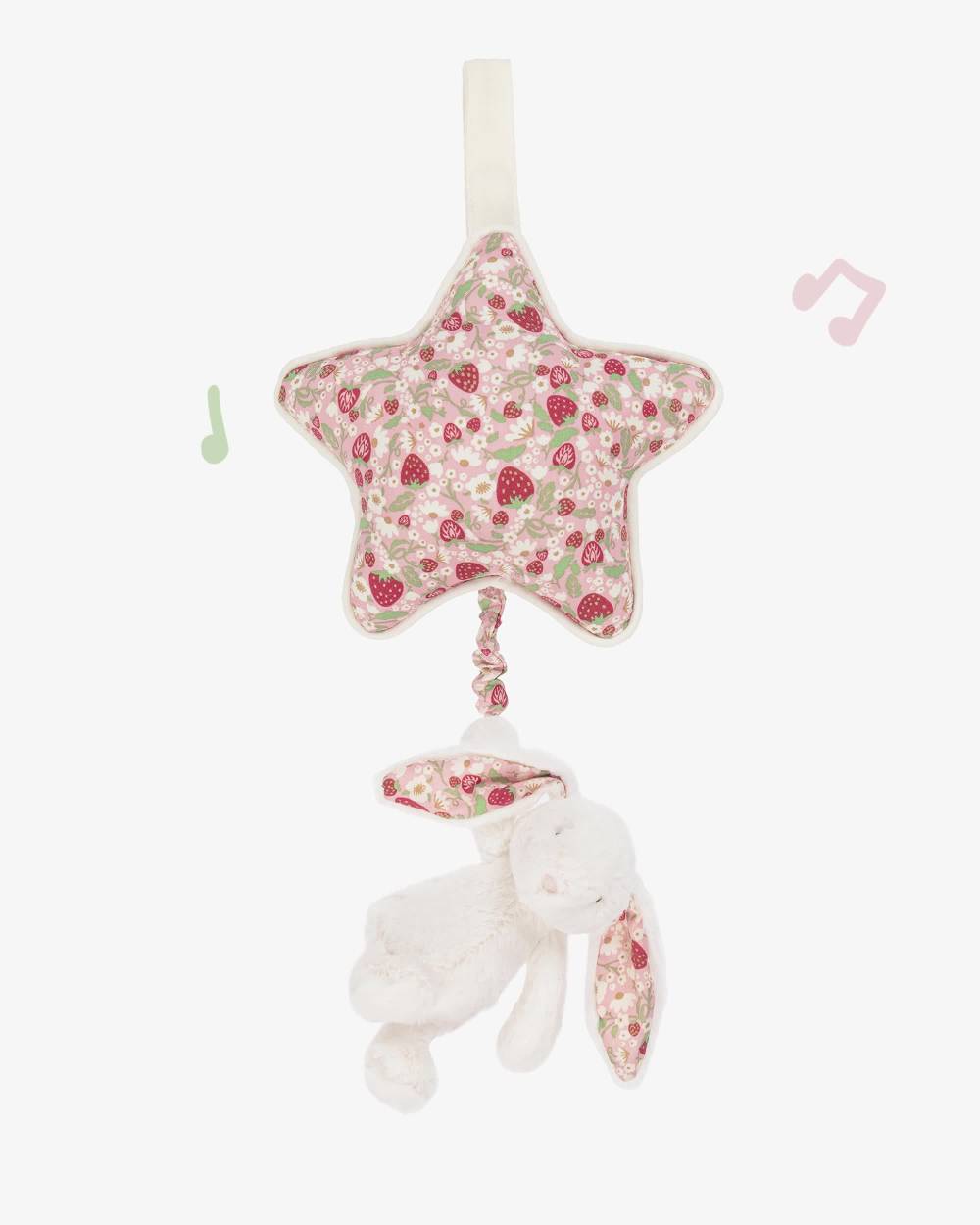 Jellycat-Blossom Cream Bunny Musical Toy (30cm) | Childrensalon