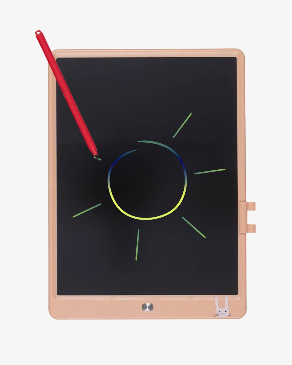 Liewood-Pink Rabbit LCD Magic Drawing Board (31cm) | Childrensalon