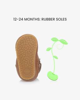 Donsje-Brown Leather Christmas Bear Pre-Walkers | Childrensalon