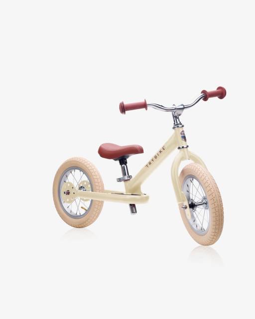 Trybike-دراجة ثلاثية العجلات 2 في 1 لون عاجي | Childrensalon