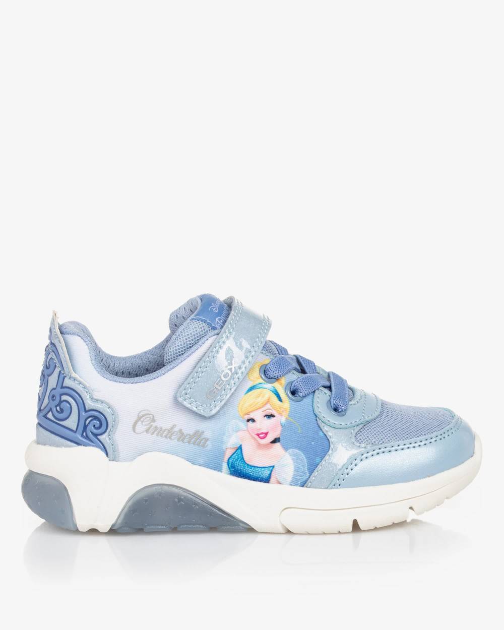 Geox-Girls Blue Princess Sparkle Sneakers | Childrensalon Outlet