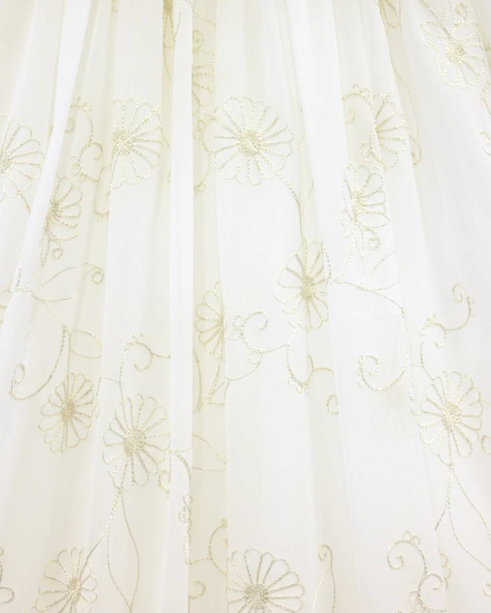 Junona-Girls Chiffon & Gold Embroidered Gown | Childrensalon Outlet