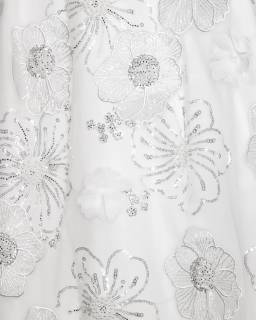 Junona-Girls Elegant White Floral Gown | Childrensalon Outlet