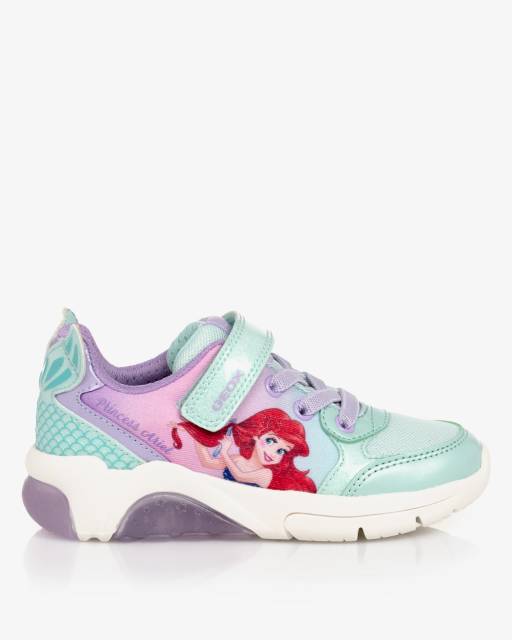Geox-Girls Blue Ariel Light-Up Sneakers | Childrensalon Outlet