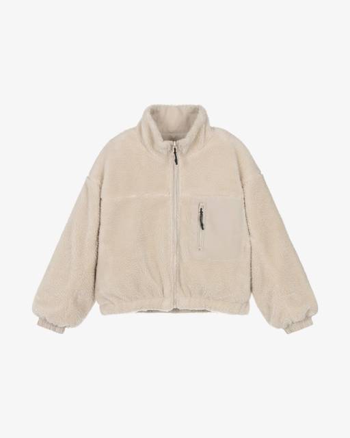 Mayoral-Бежевая уютная куртка для девочек с двусторонним дизайном | Childrensalon Outlet