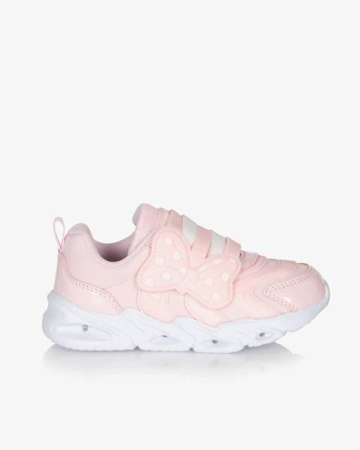 Beppi-Girls Pink Light-Up Trainers with Bows | Childrensalon Outlet