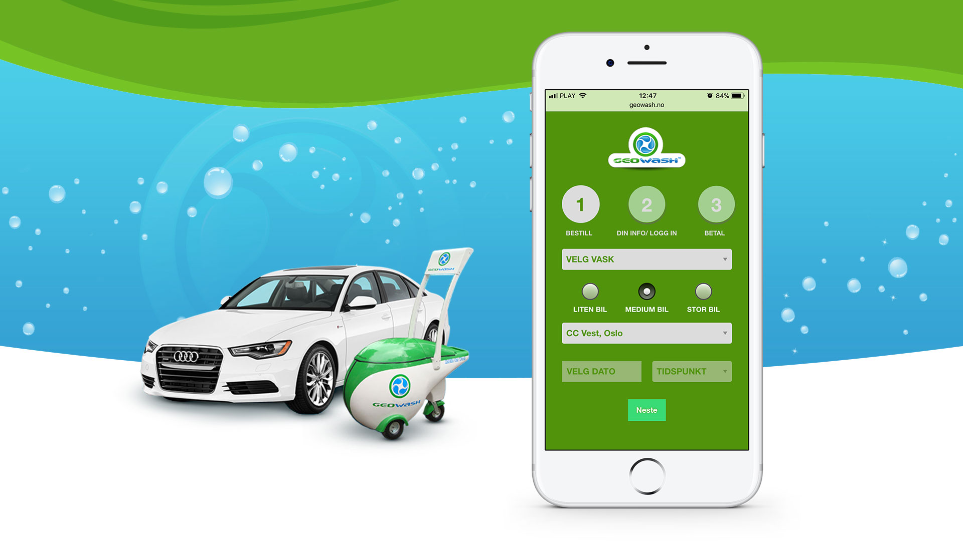 Car Wash Booking System GeoWash
