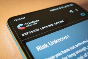 Corona smartphone application