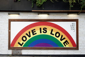 "Love is love" mural