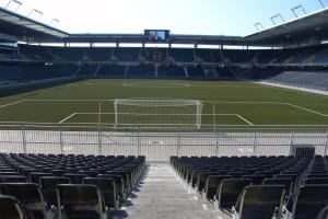 An empty Stade de Suisse in Bern, Switzerland