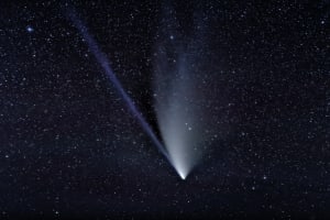 Comet NEOWISE photographed from a dark site near Bowser, B.C. Canada