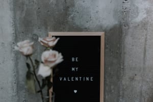 Romantisches Bild zum Valentinstag