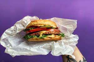 Veganer Burger