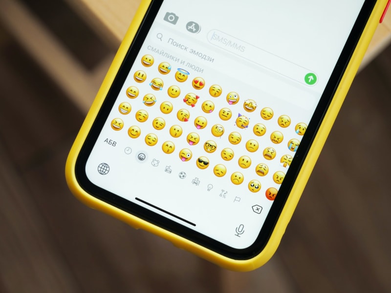 Emojis auf dem Handy