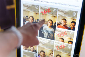 Eroeffnung der neuen Ausstellung 'Wirklich?! Fake, Fakt oder Meinung?' am Montag, 13. Oktober 2025 im Verkehrshaus der Schweiz in Luzern. Die Ausstellung zeigt, wie wichtig Medienkompetenz in Zeiten von Social Media, Algorithmen und Kuenstlicher Intelligenz ist und warum sie für die Demokratie unverzichtbar bleibt.