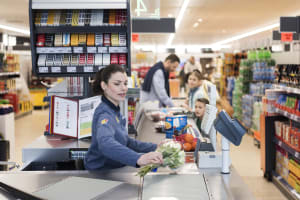 Kassierin bei Lidl