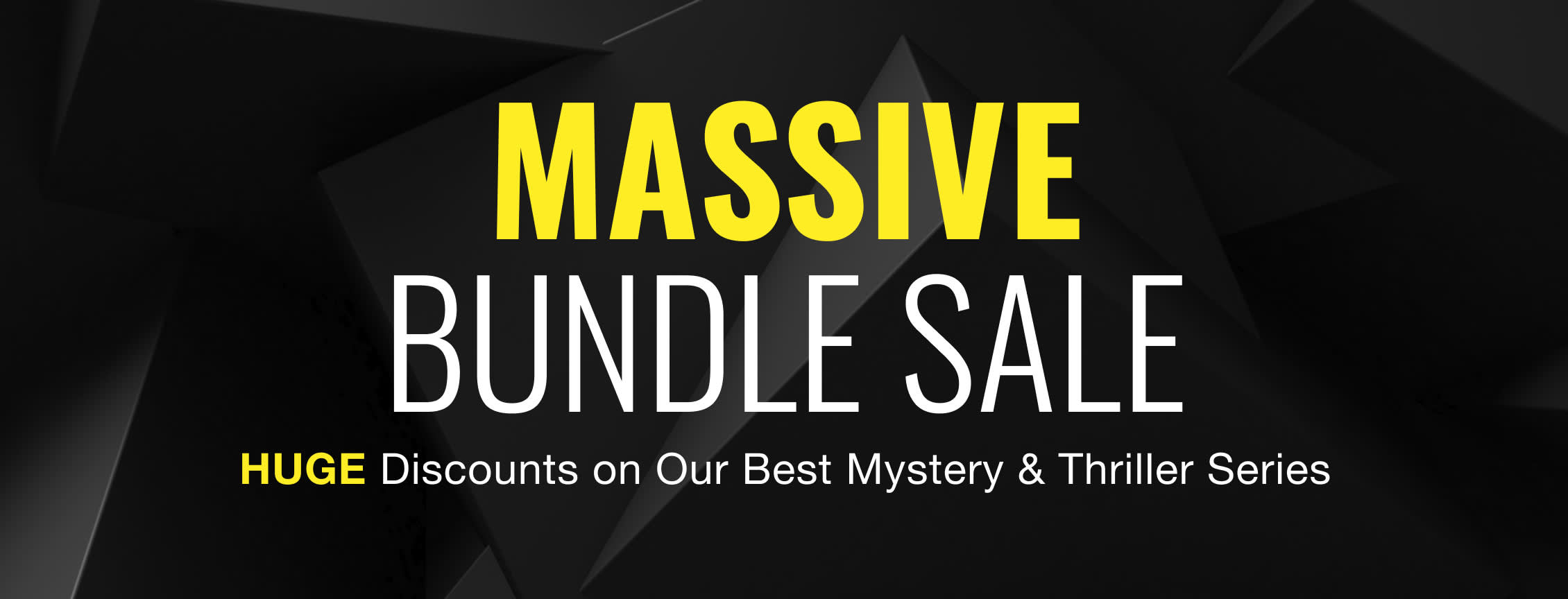 Massive Bundle Sale on Mysteries & Thrillers