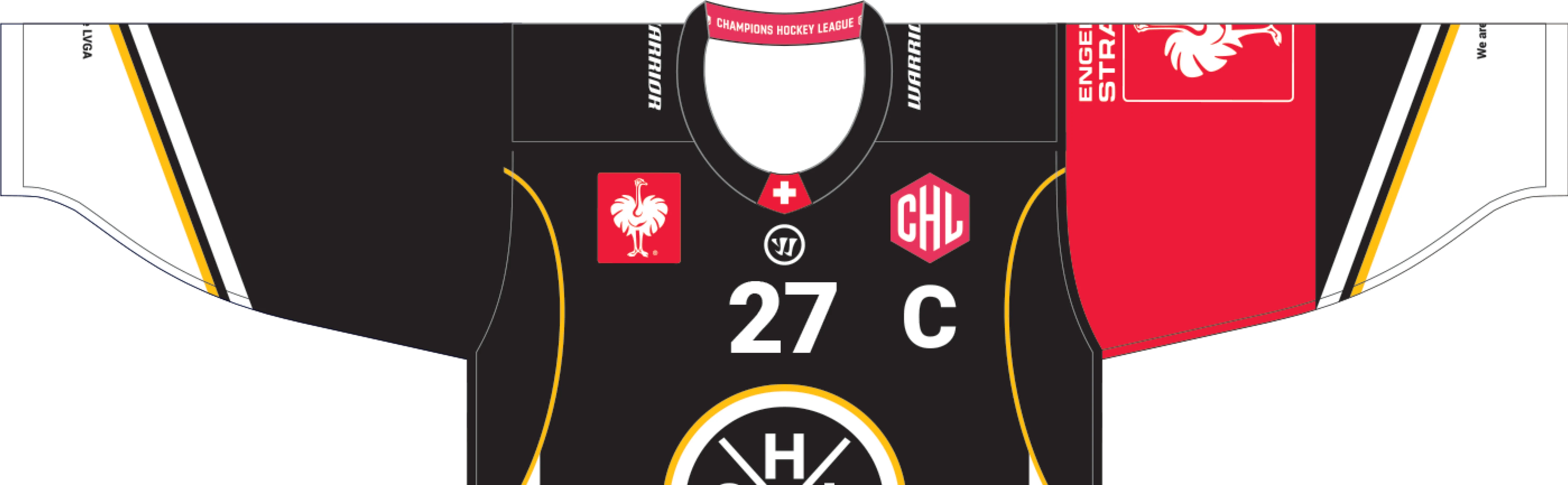 champions hockey league jerseys