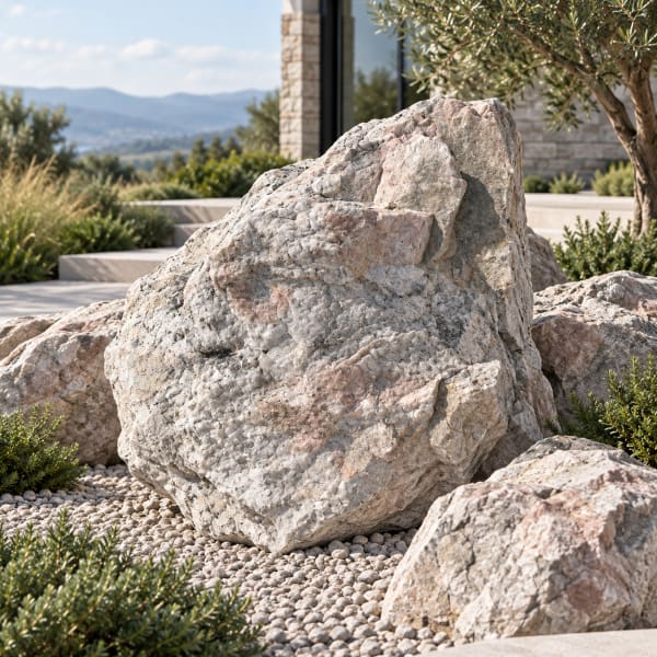 Rosy White Boulder