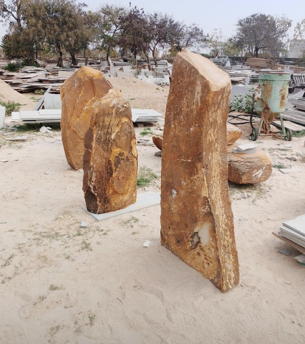 Rustic Brown Boulder