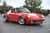 Roter Porsche im Retro-Style