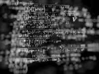 Math formulas background picture