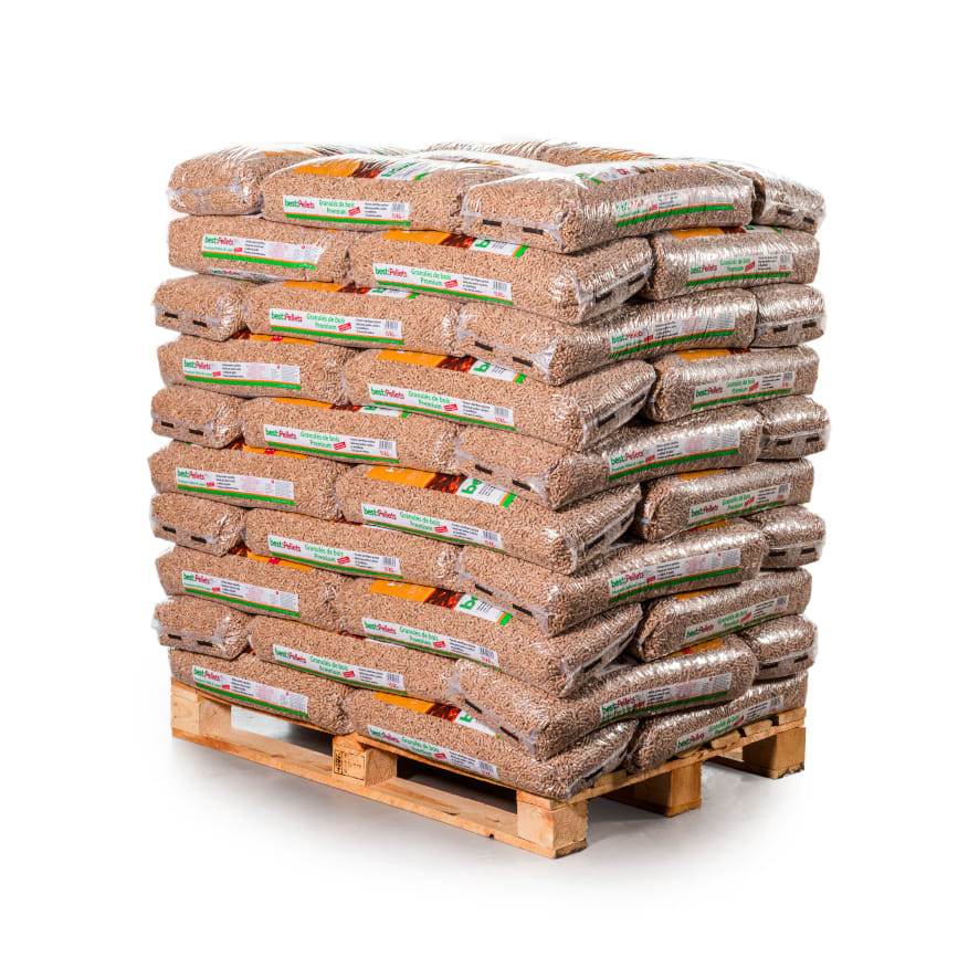 bestPellets Sackware auf Palette