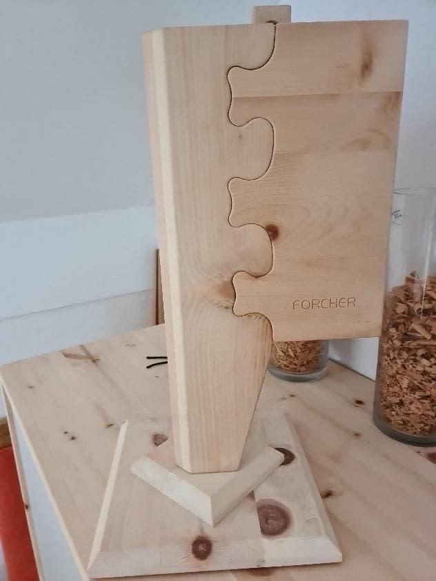 Tiroler Zirbe Puzzle Bein