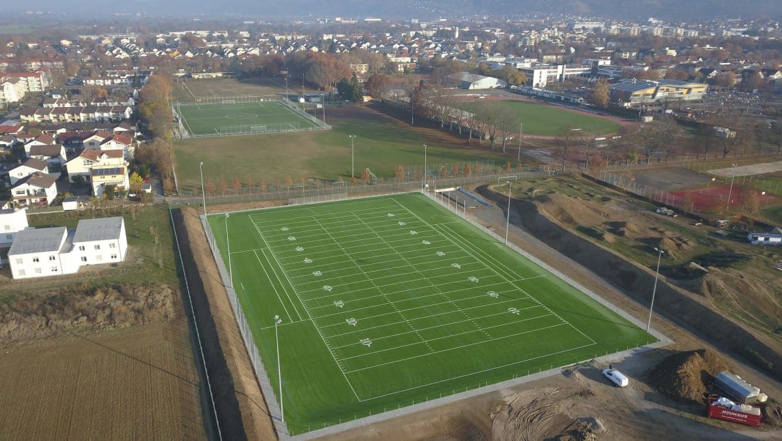 Football-Feld in Weinheim