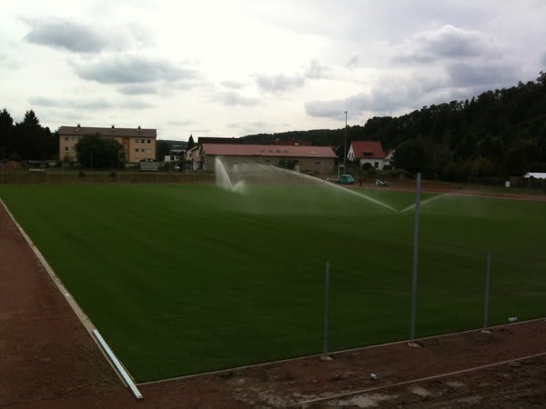 Bewässerung Fußballplatz