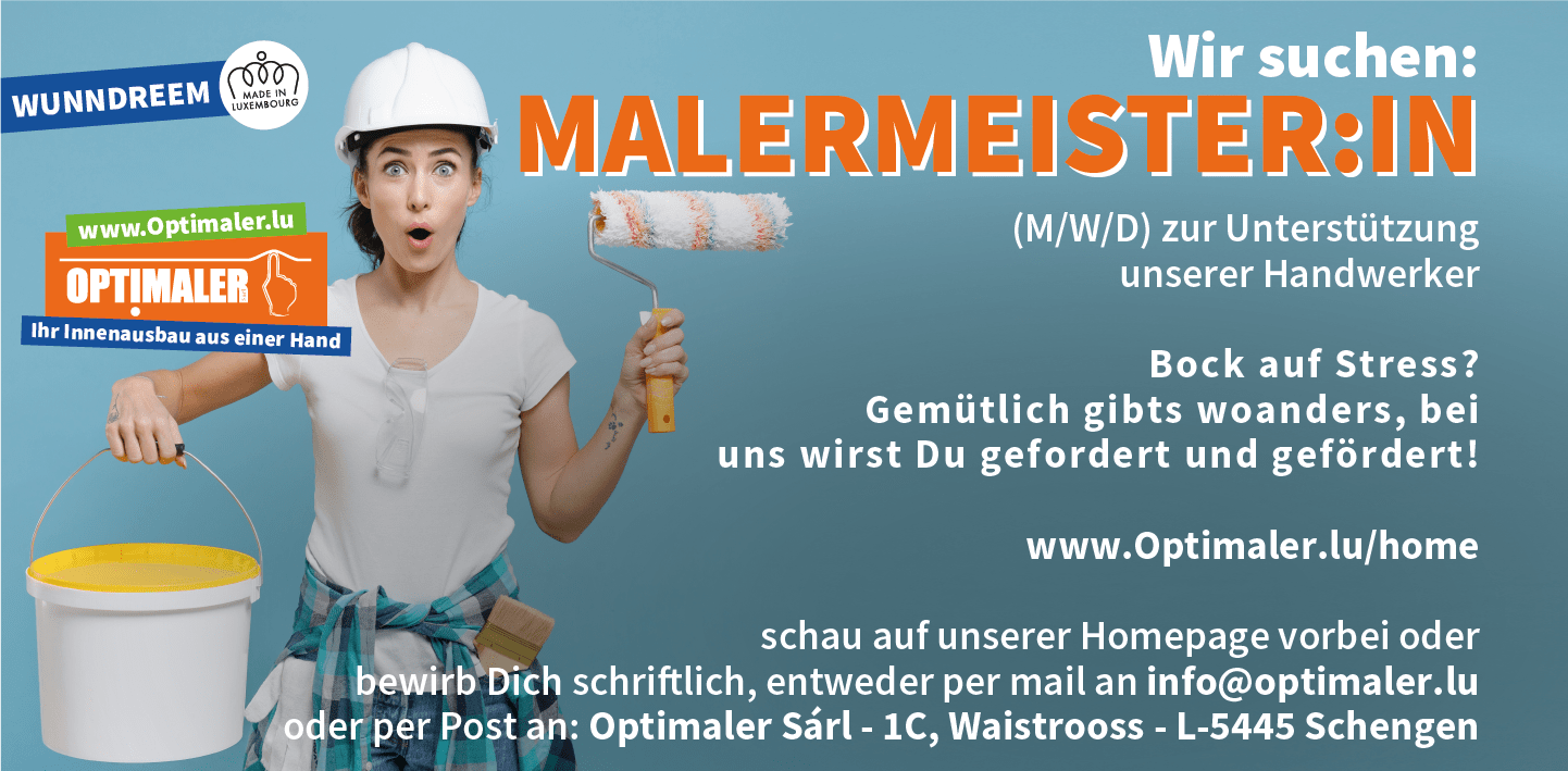 Stellengesuch - Unterstützung des Malerteams