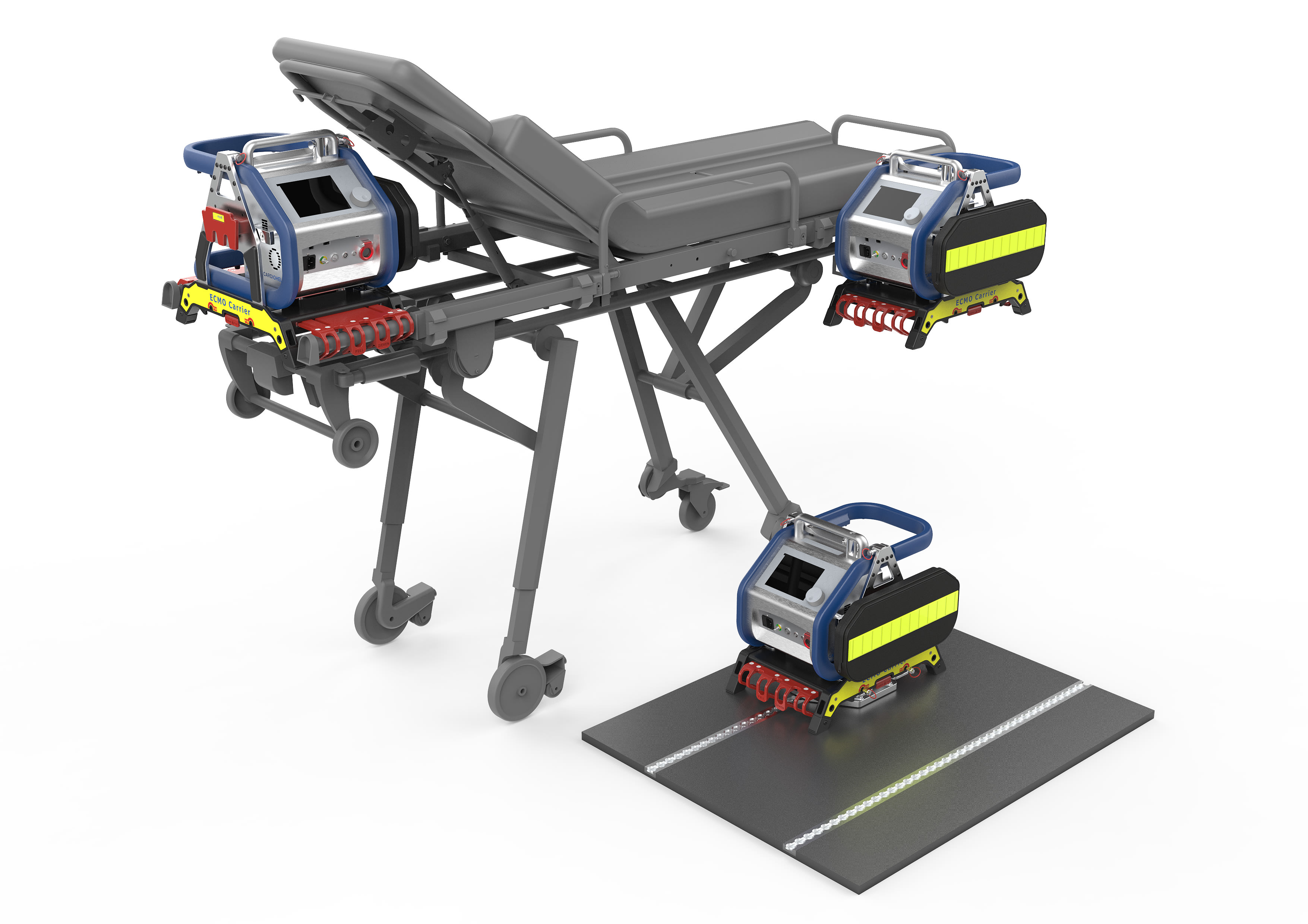 ECMO Carrier für Cardiohelp