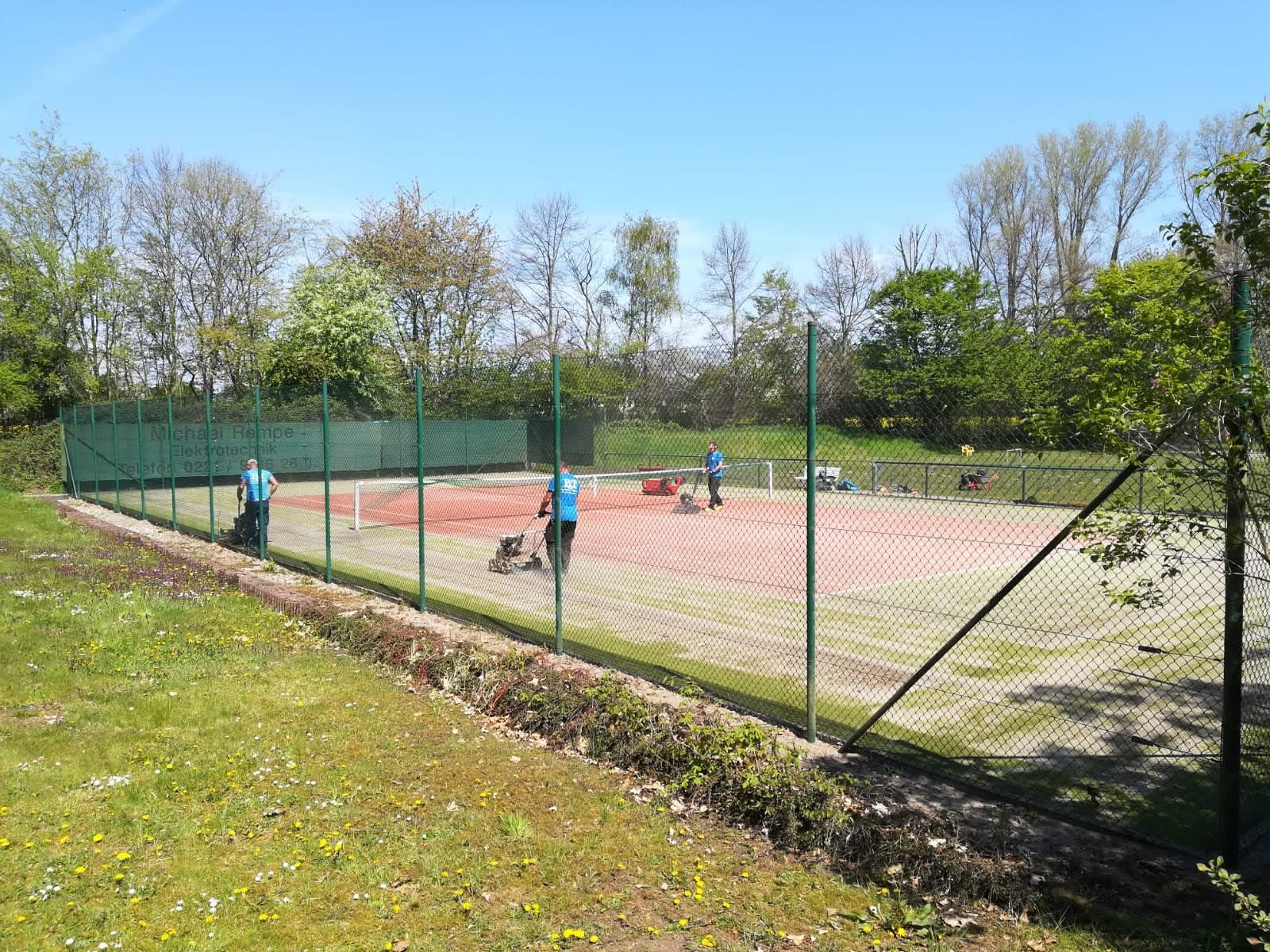 Tennisplatz von P&T Sportplatzsysteme