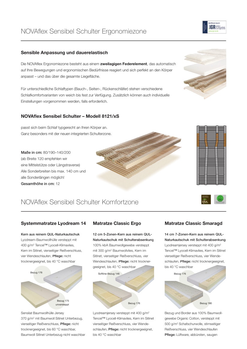 Novaflex Datenblatt 2